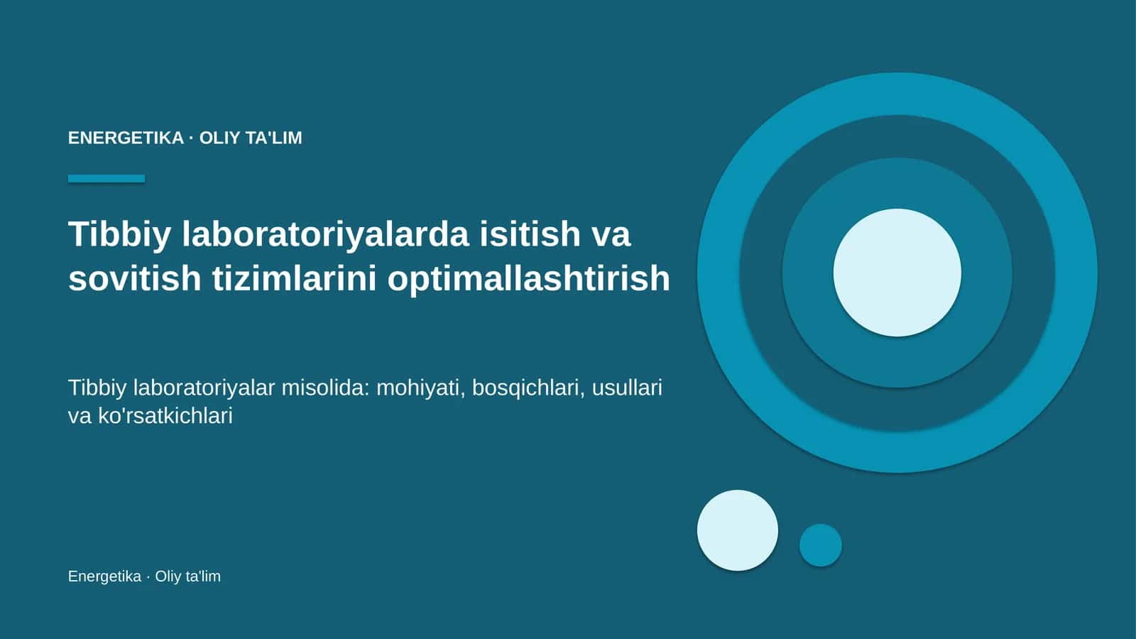 tibbiy laboratoriyalarda isitish va sovitish tizimlarini optimallashtirish 7117