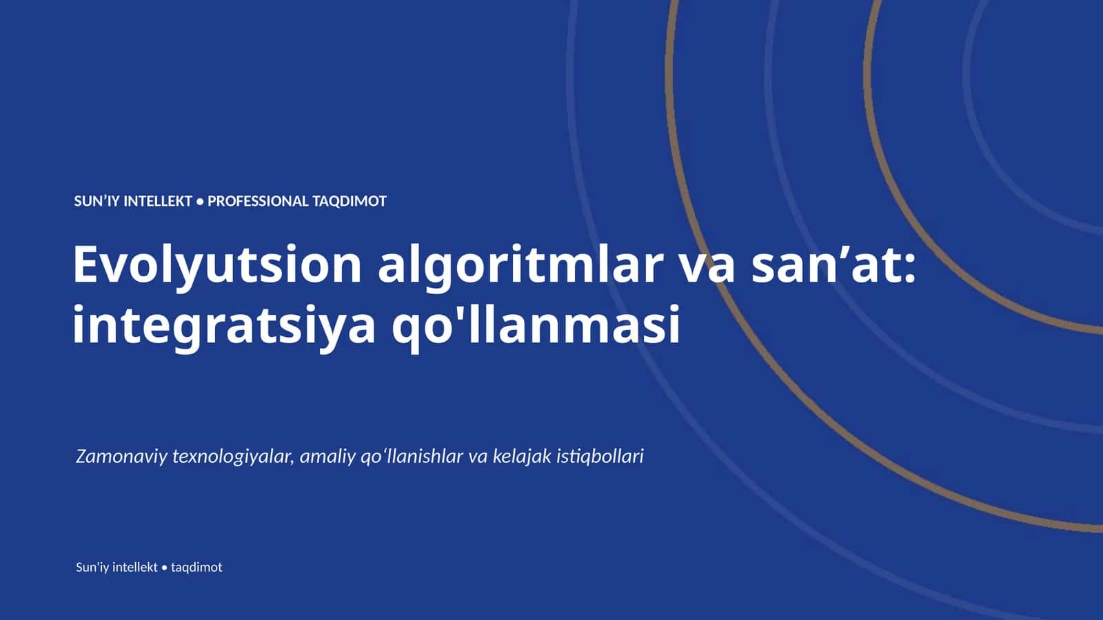 Evolyutsion algoritmlar va sanʼat: integratsiya qo'llanmasi