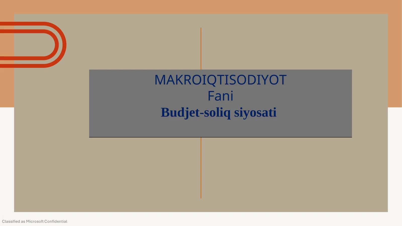 Budjet-soliq siyosati