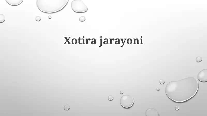 Xotirajarayoni