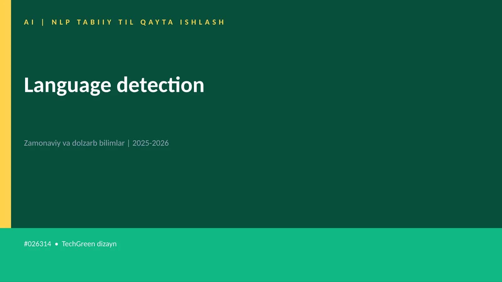 NLP TABIIY TIL QAYTA ISHLASH