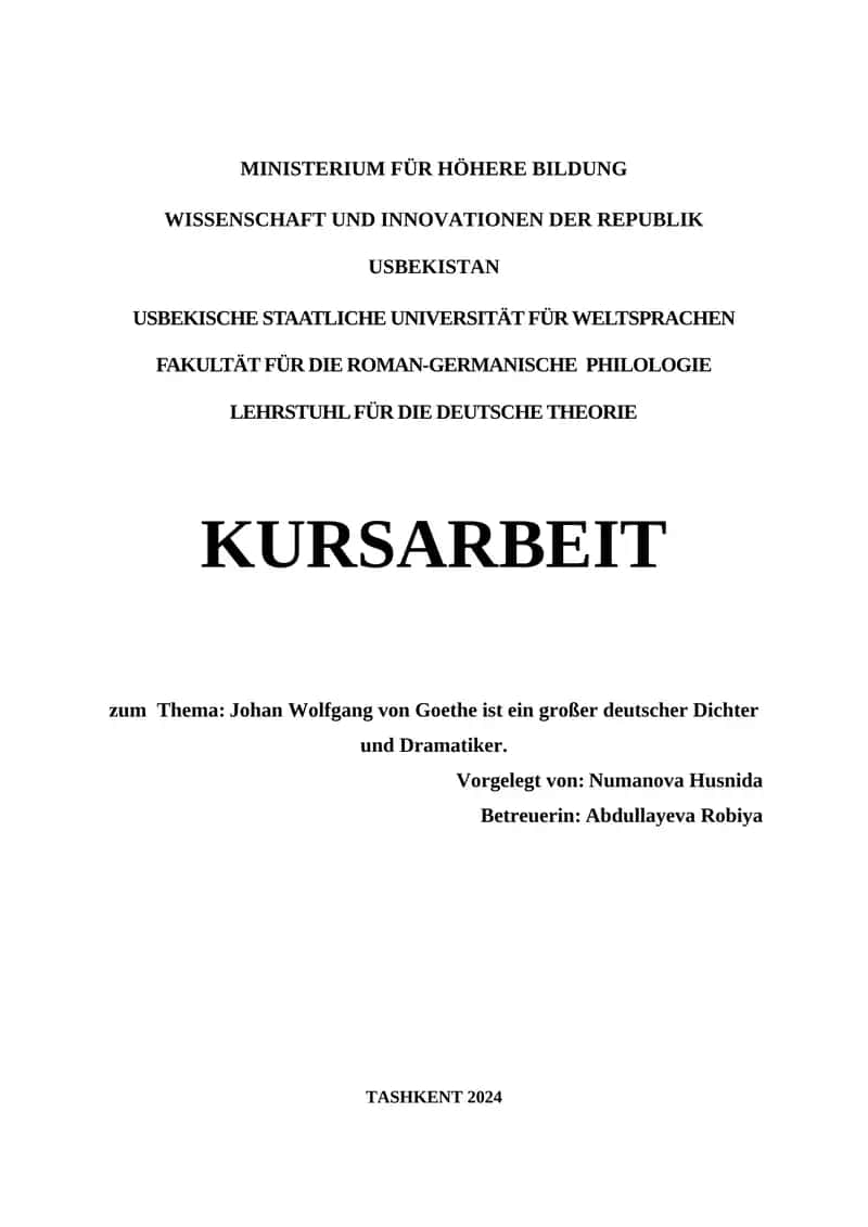Sturm und Drang-Drama von F.Schiller