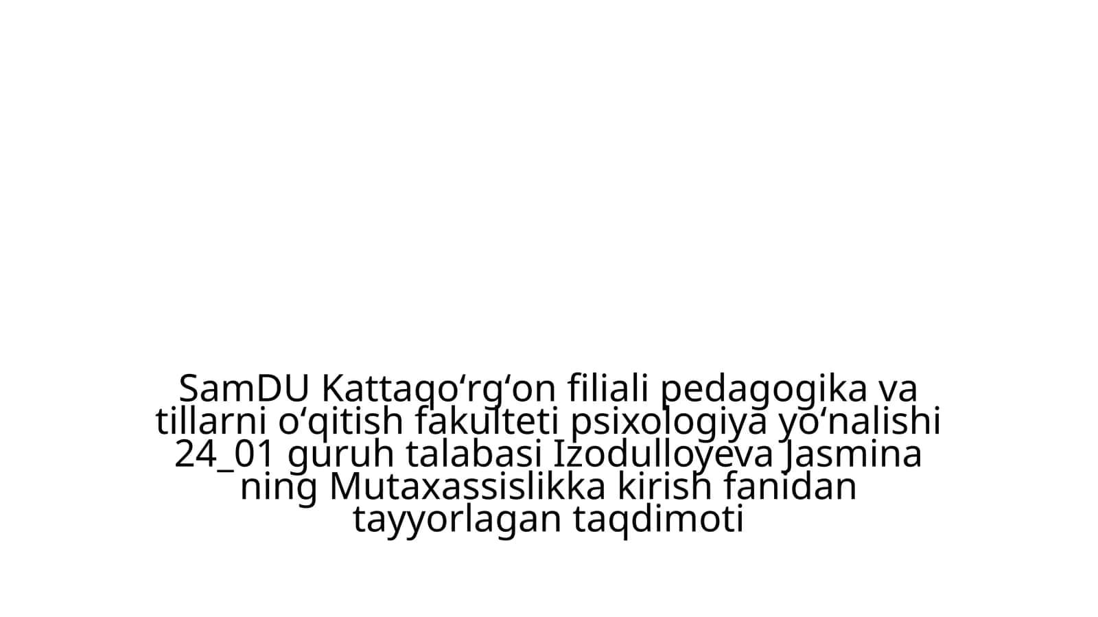 Psixologiya fanining rivojlanish bosqichlari