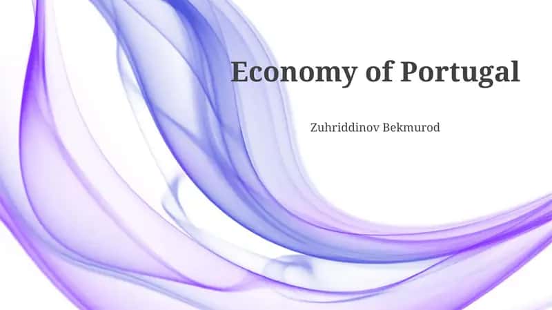 Economy of Portugal