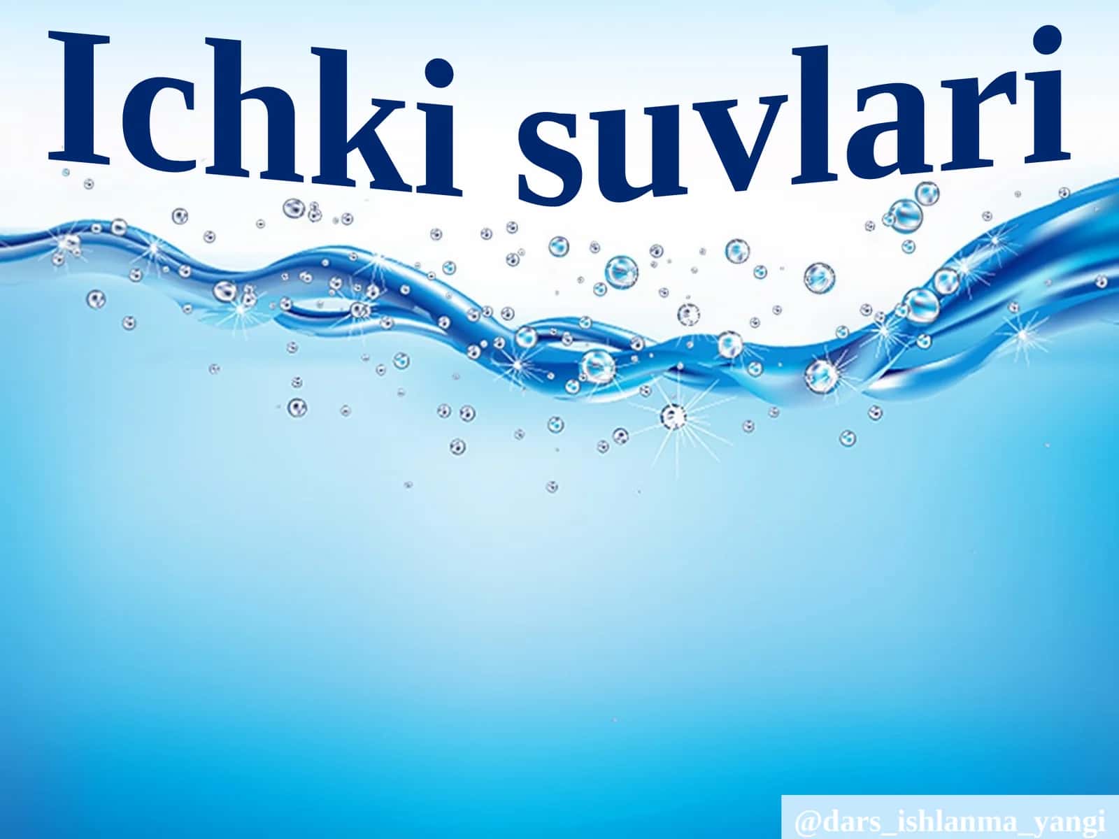 Ichki suvlari