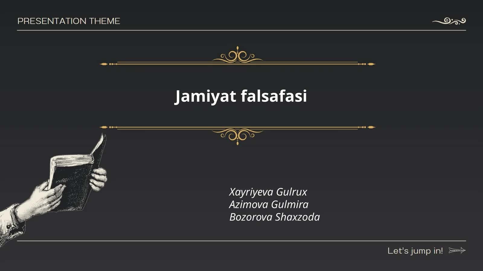 Jamiyat falsafasi