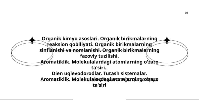 Organik kimyo asoslari