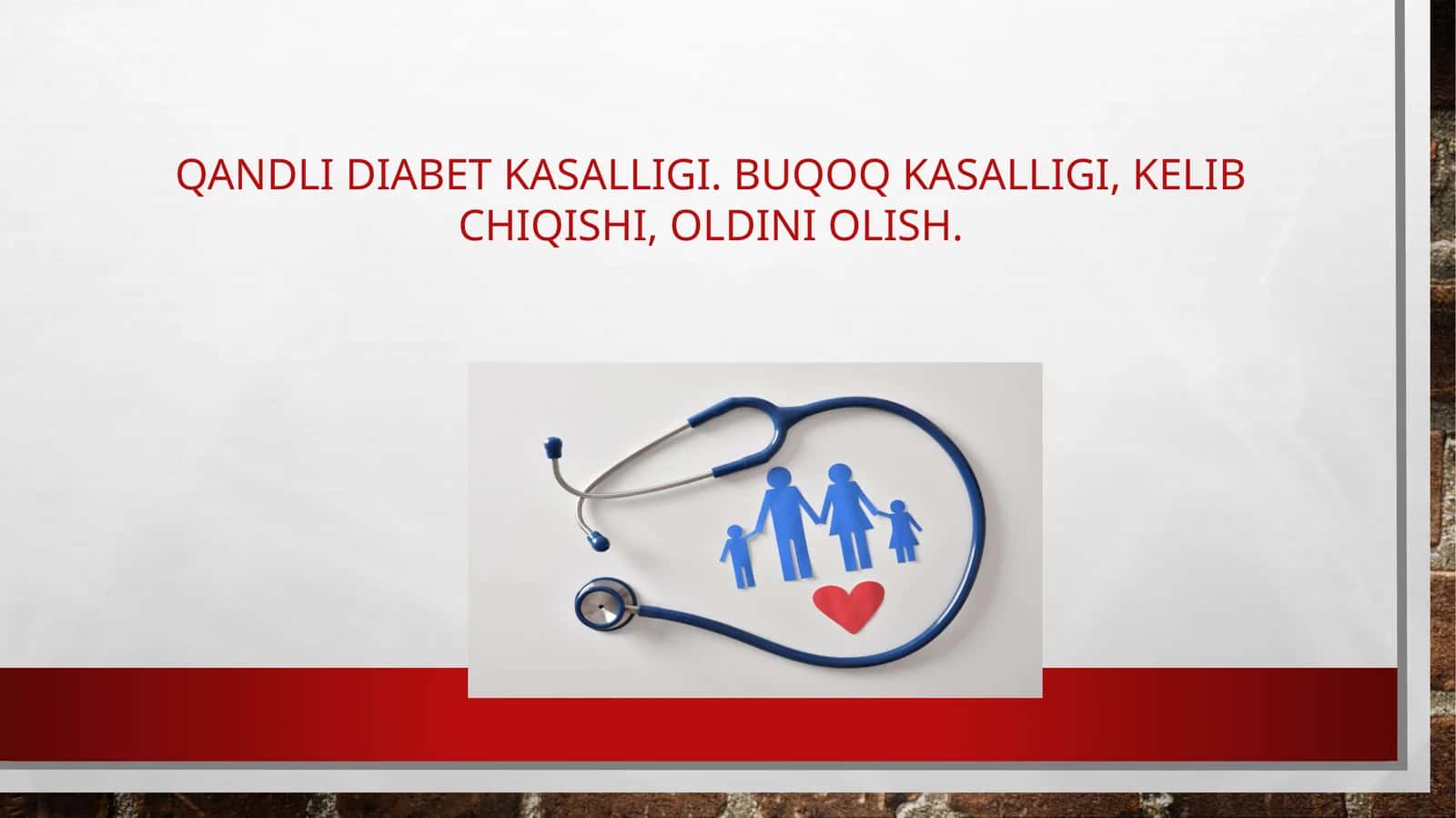 Qandli diabet va buqoq kasalliklari