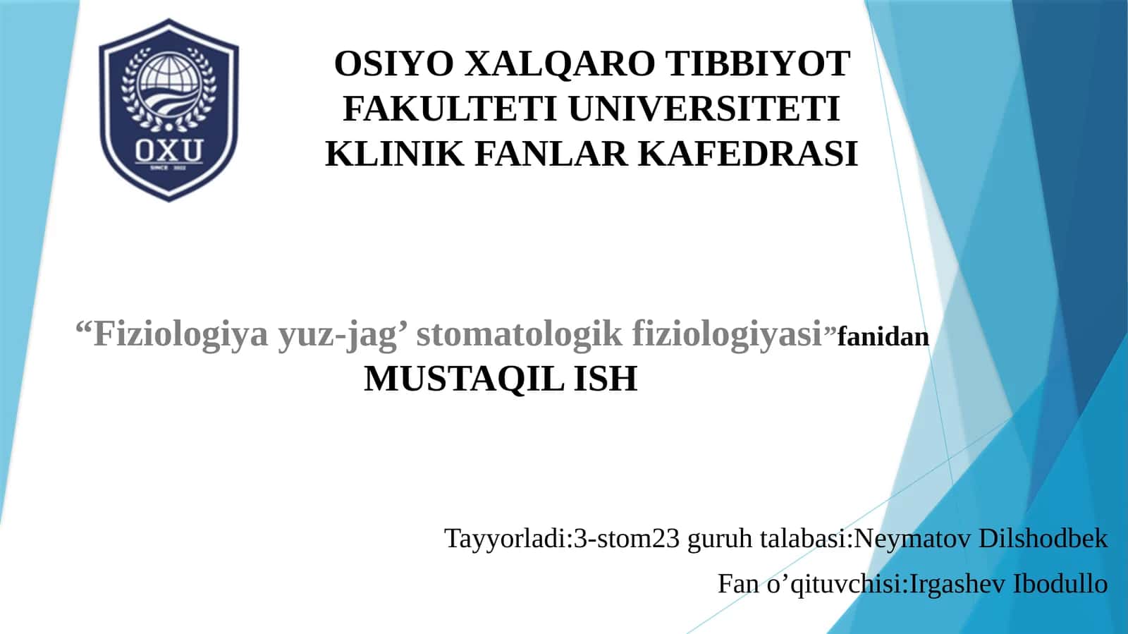 Koronar qon aylanishining xususiyati.QSX va QMX aniqlash usullari