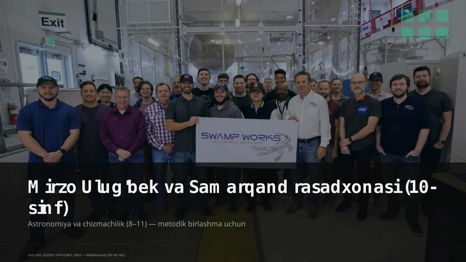 Mirzo Ulug'bek va Samarqand rasadxonasi (10-sinf)