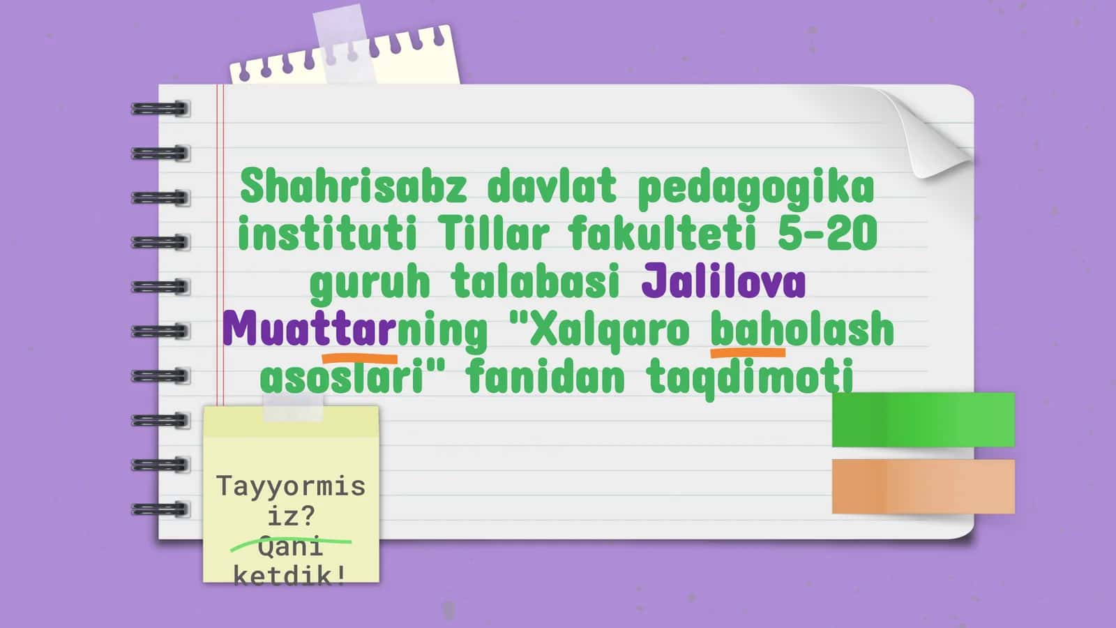 Xalqaro baholash asoslari