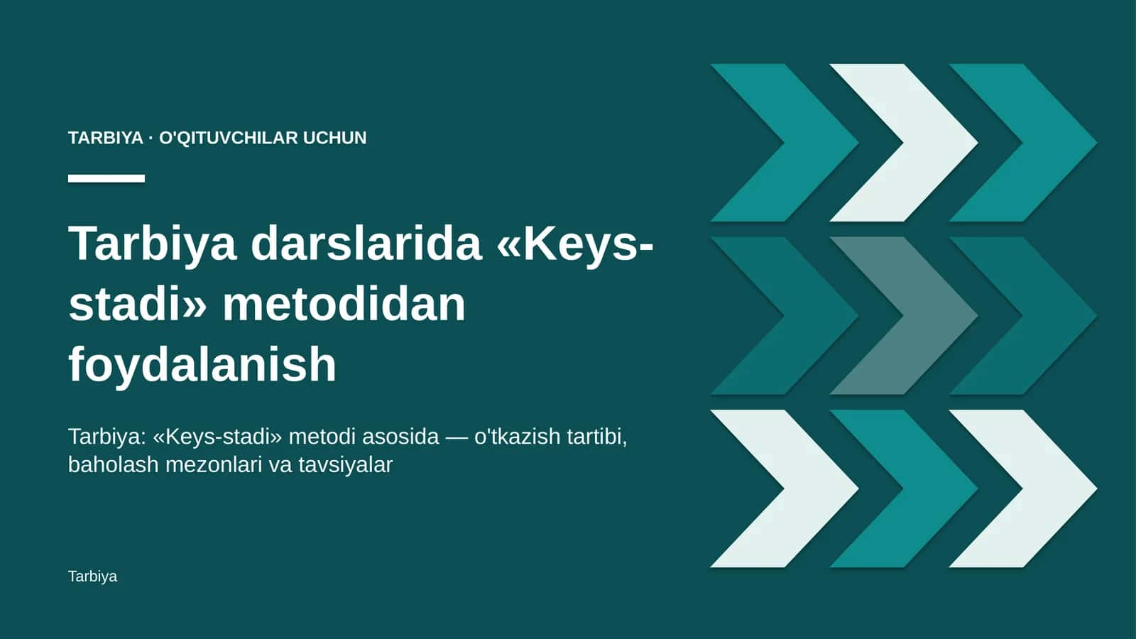 tarbiya darslarida keys stadi metodidan foydalanish 2442