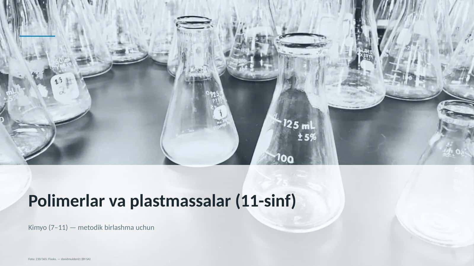 Polimerlar va plastmassalar (11-sinf)