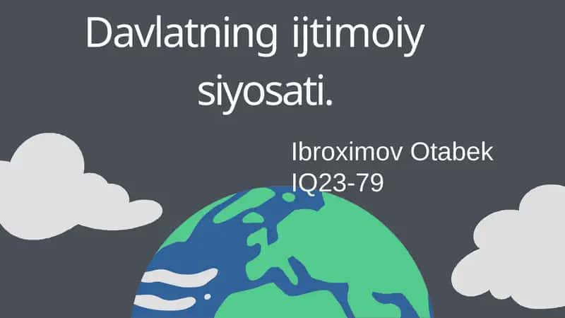 Davlatning iqtisodiyosati