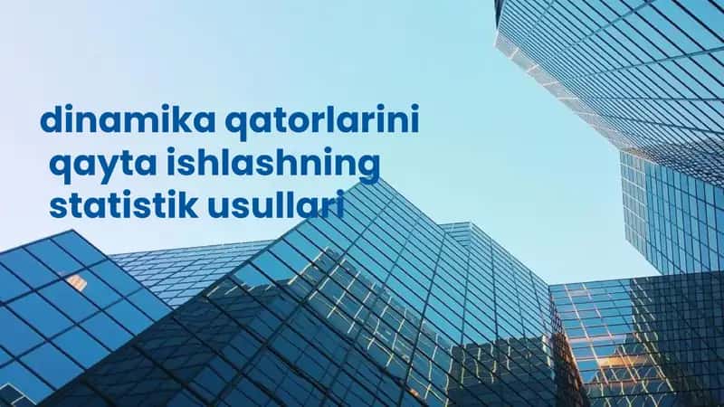 Dinamika Qatorlarining Mazmuni