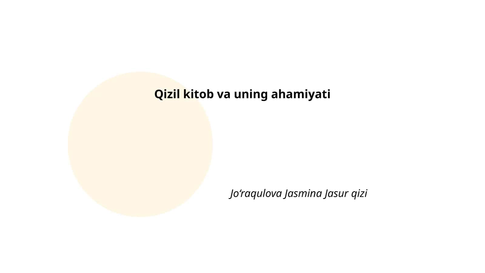 Qizil kitob va uning ahamiyati