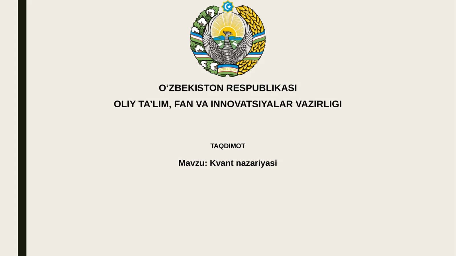 Kvant nazariyasi