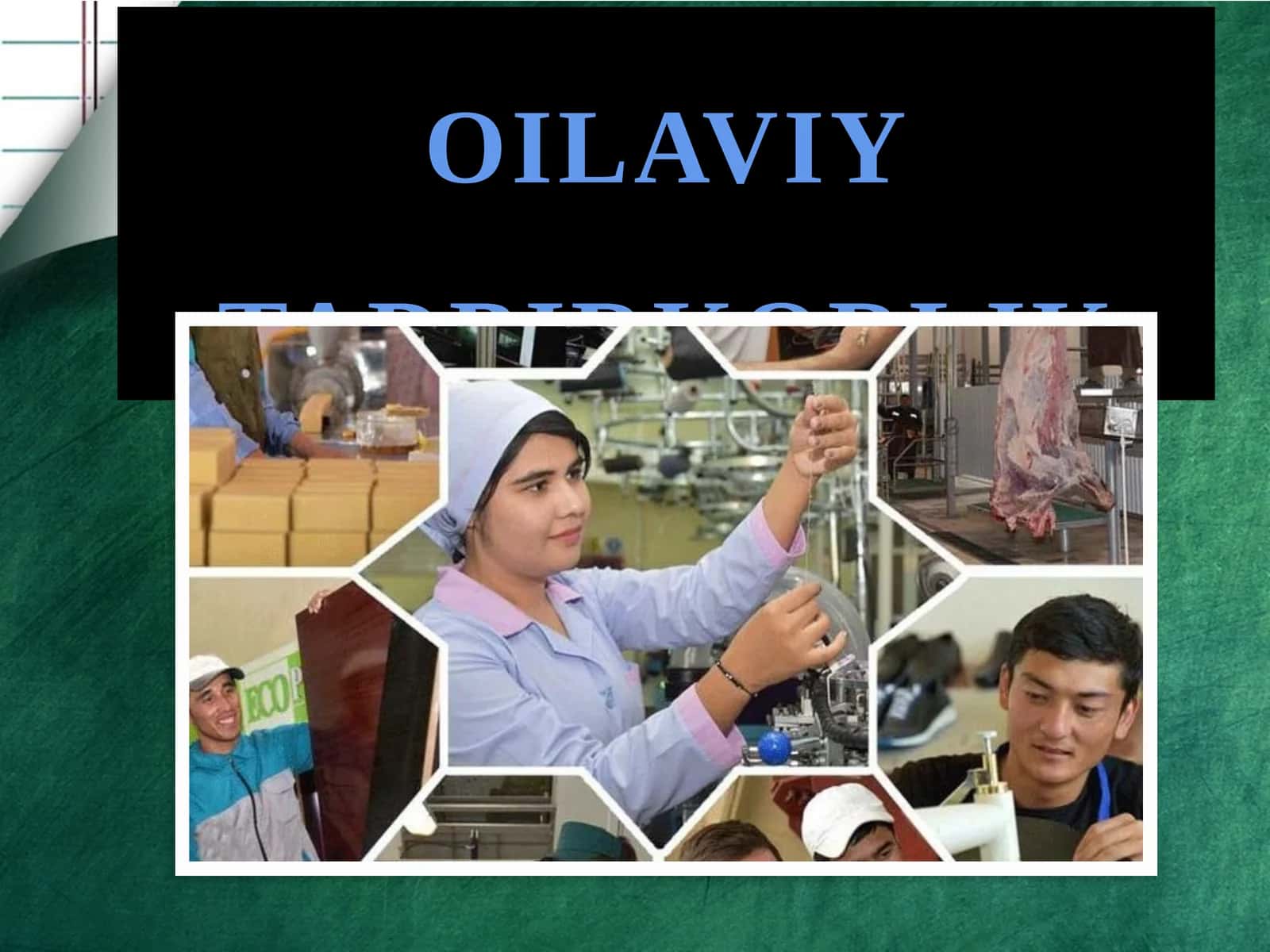 11-sinf Tadbirkorlik asoslari fanidan Oilaviy tadbirkorlik mavzuda dars taqdimot