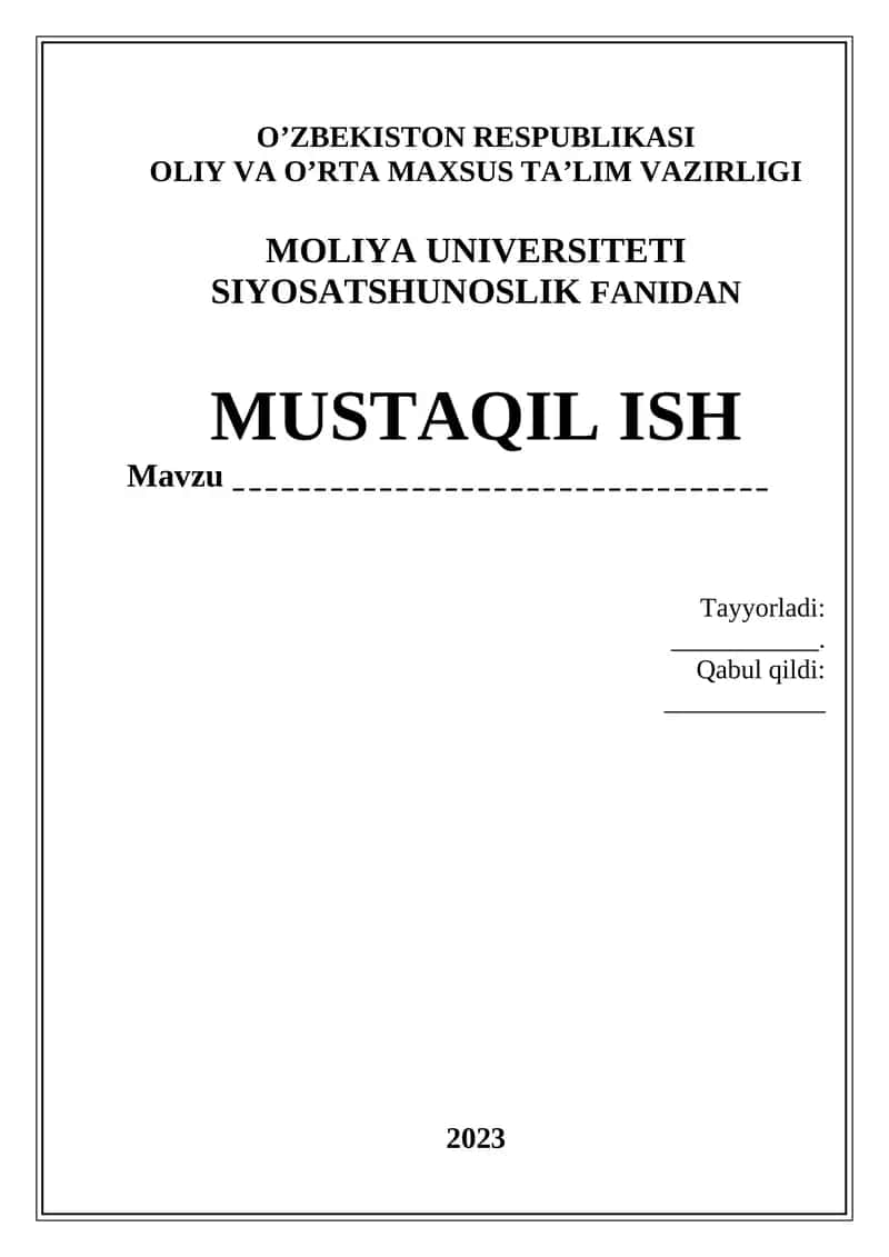SIYOSIY MА’DАNIYAT