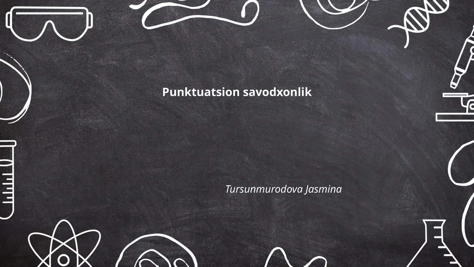 Punktuatsion savodxonlik