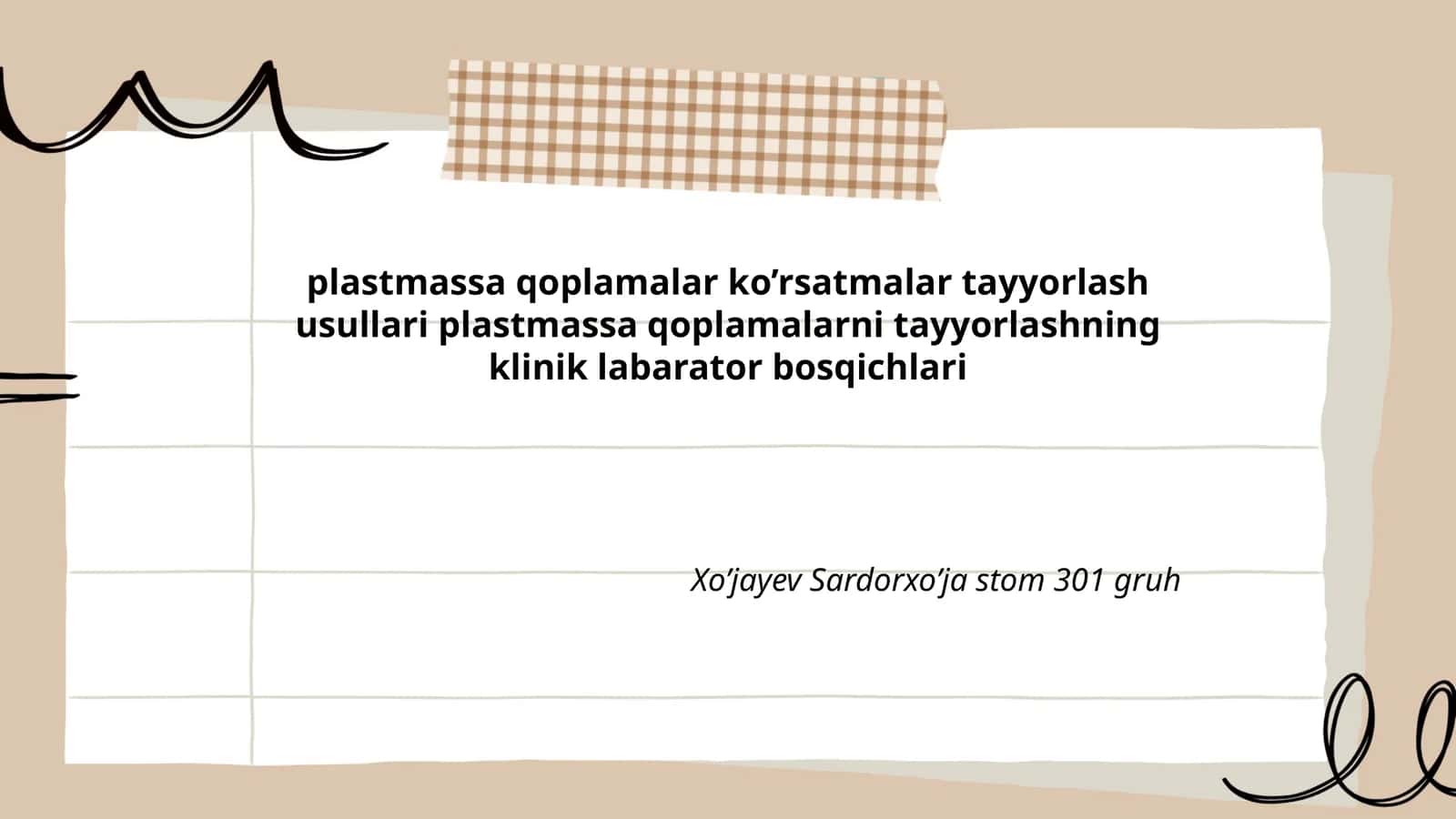 Plastmassa qoplamalar tayyorlash usullari