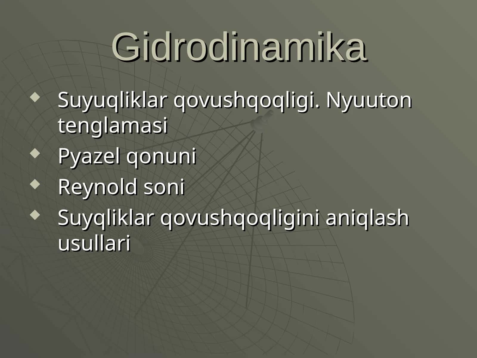 Gidrodinamika