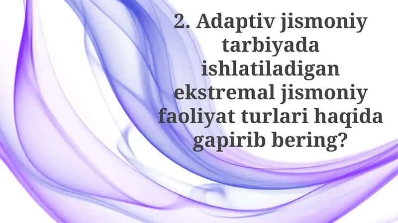Moslashtirilgan jismoniy tarbiya
