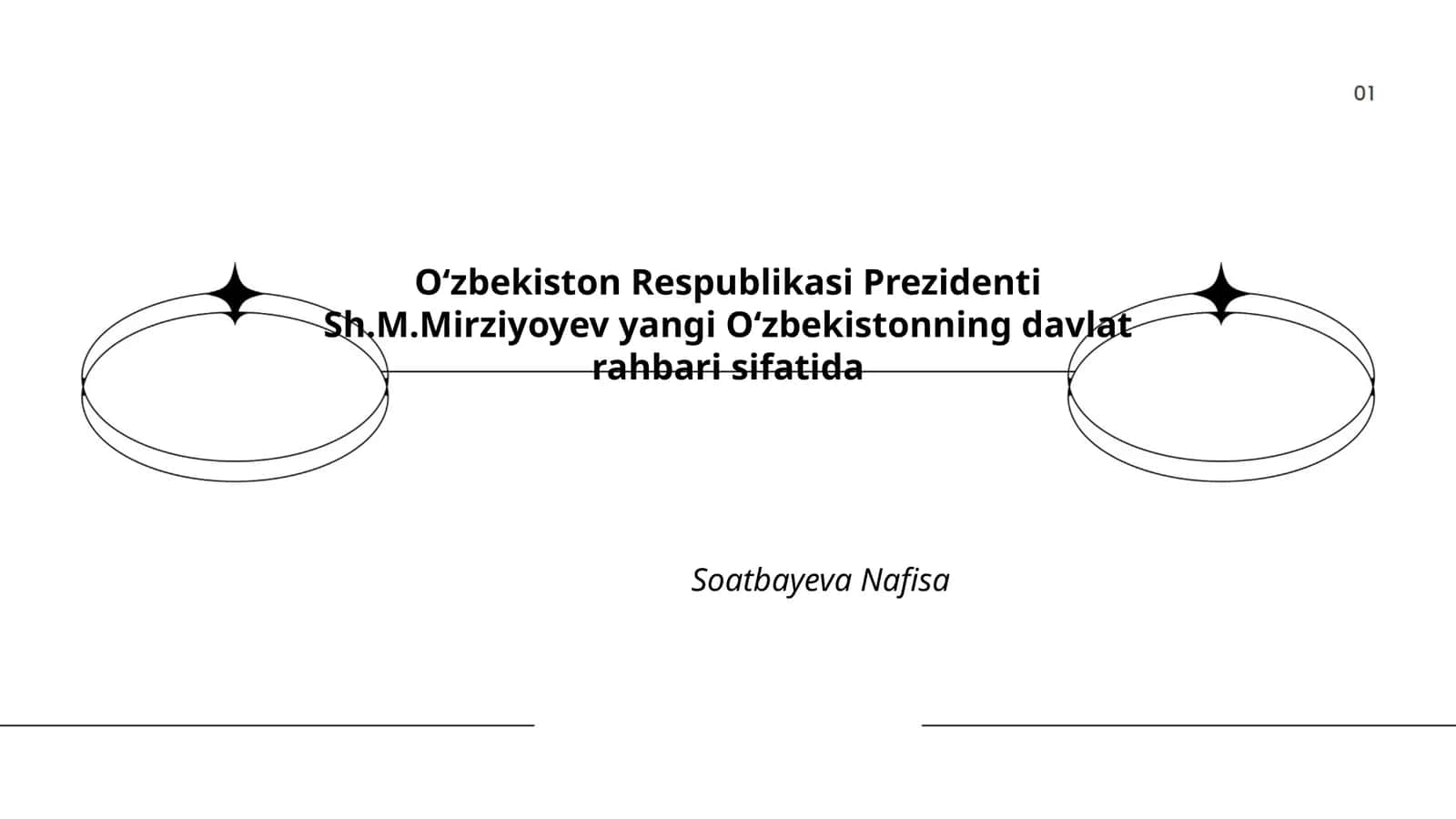 Oʻzbekiston Respublikasi Prezidenti Sh.M.Mirziyoyev yangi Oʻzbekistonning davlat rahbari sifatida