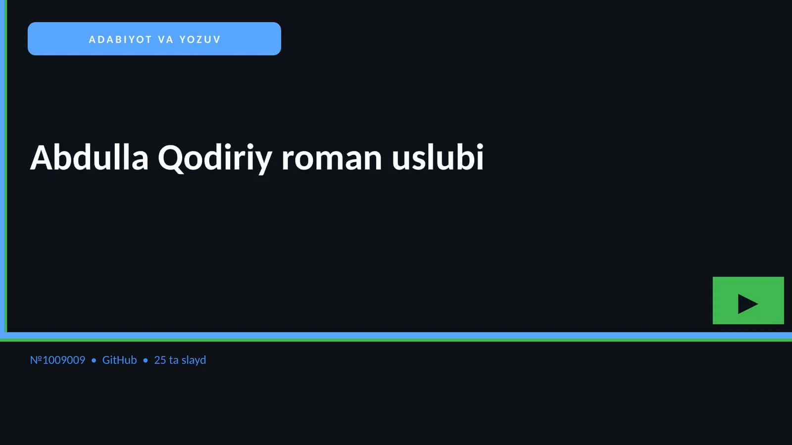 Abdulla Qodiriy roman uslubi