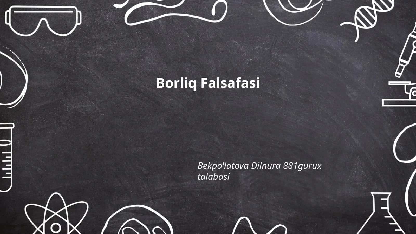 Borliq Falsafasi