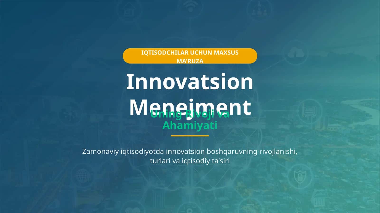 Innovatsion Menejment
