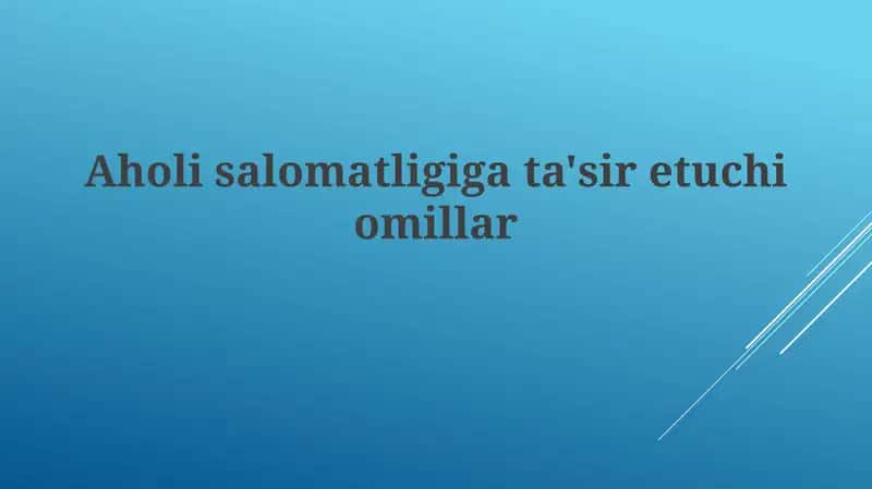 Ijtimoiy-iqtisodiy omillar