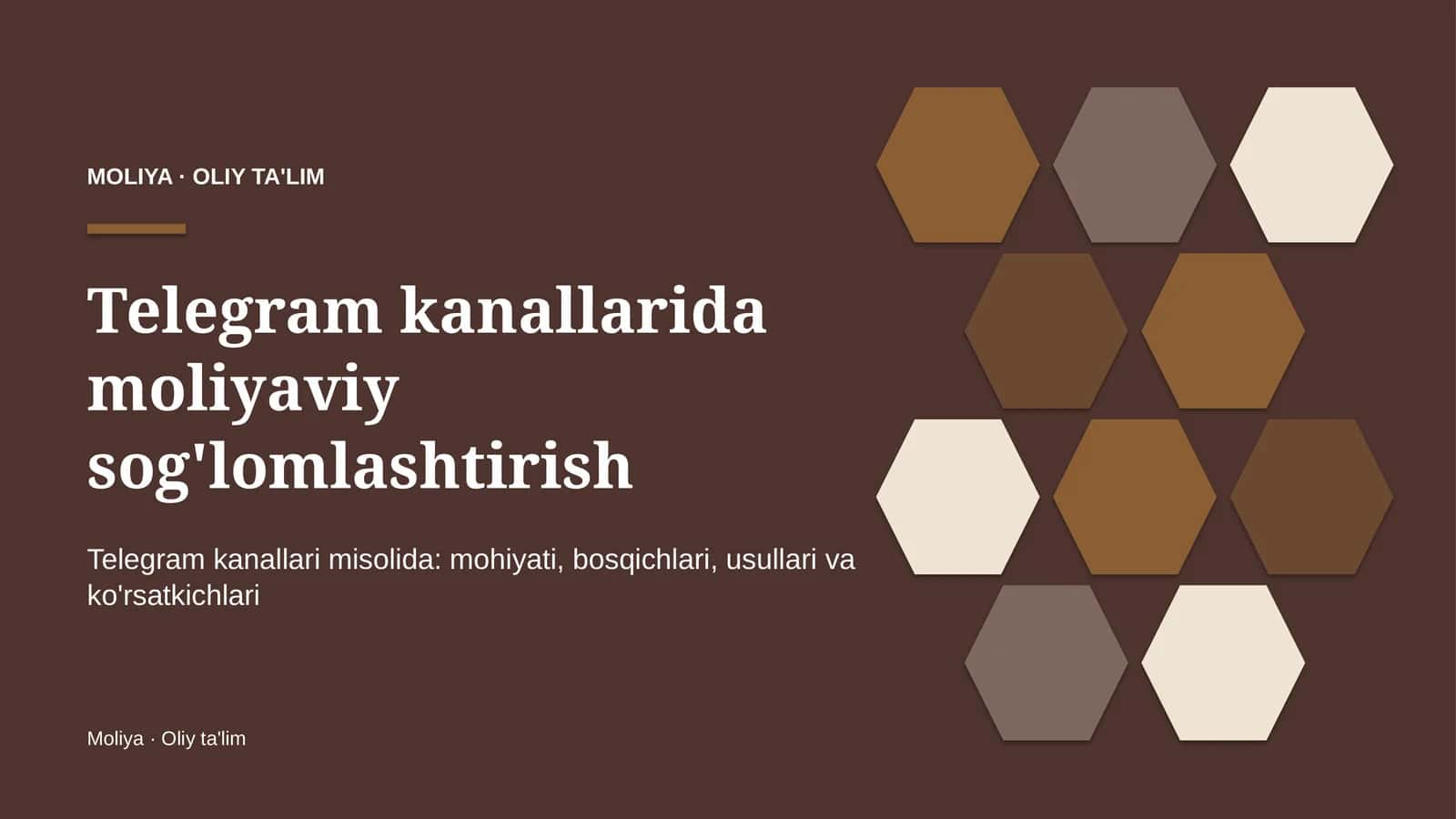 telegram kanallarida moliyaviy sog'lomlashtirish 6982