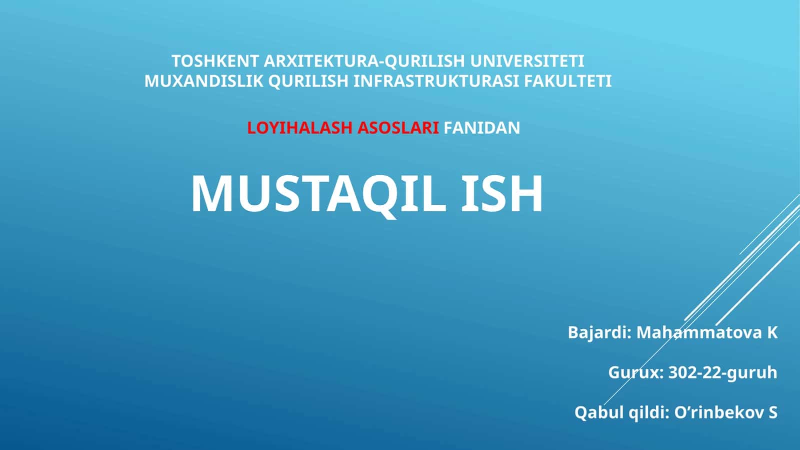 Qurilish kompaniyasining boshqaruv tuzilishi
