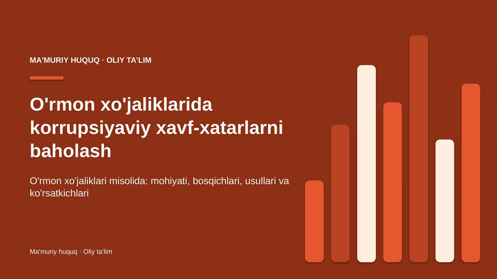 o'rmon xo'jaliklarida korrupsiyaviy xavf xatarlarni baholash 7832