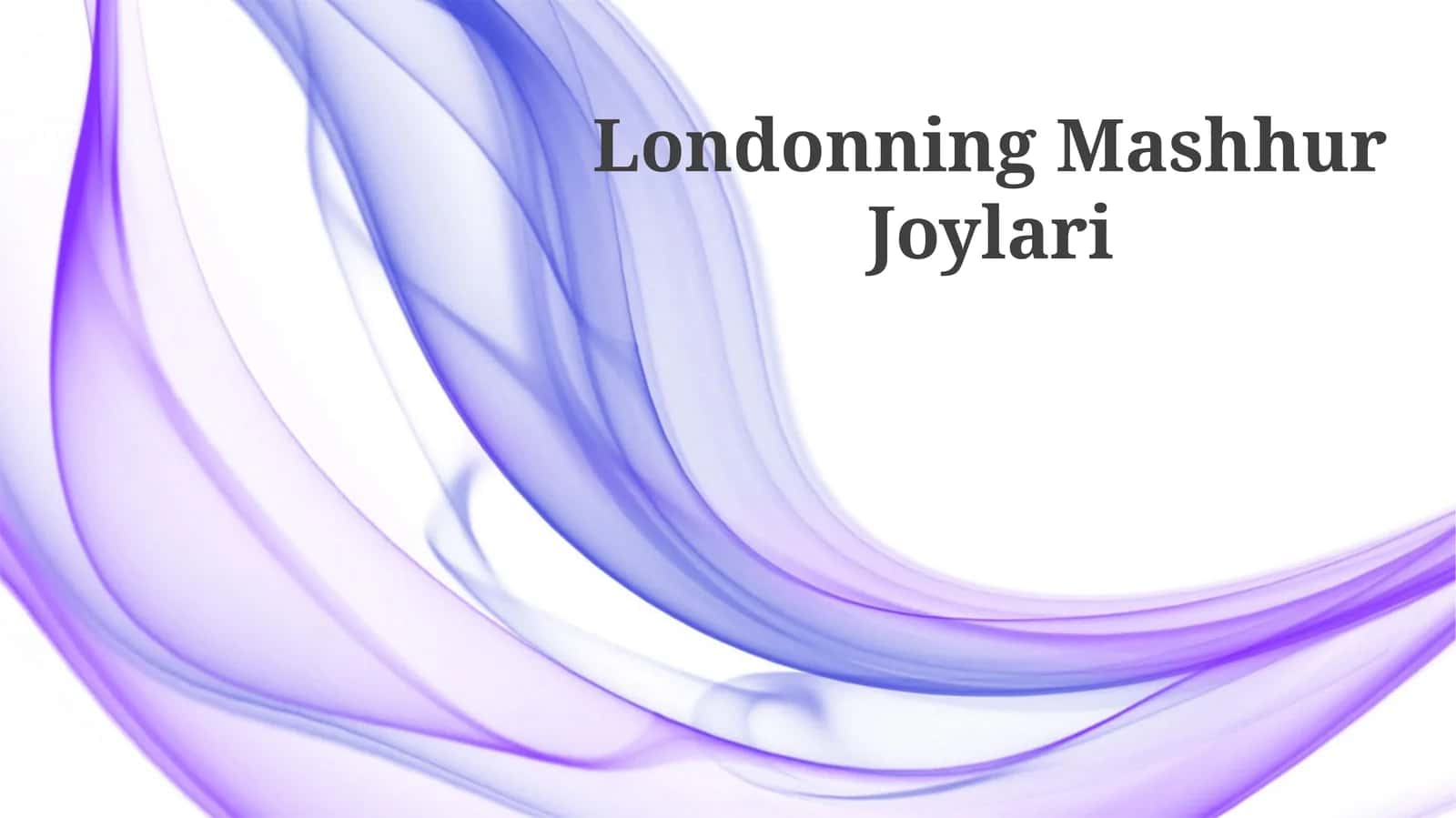 Londonning Mashhur Joylari
