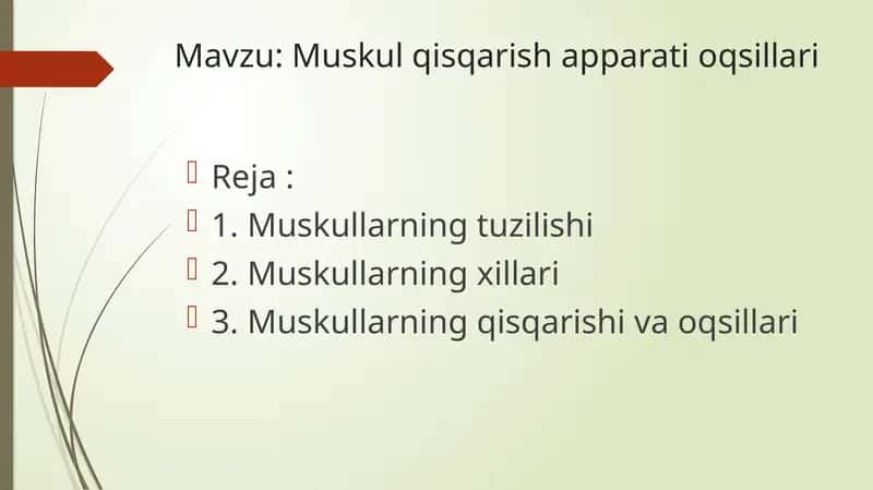 Muskul qisqarish apparati oqsillari