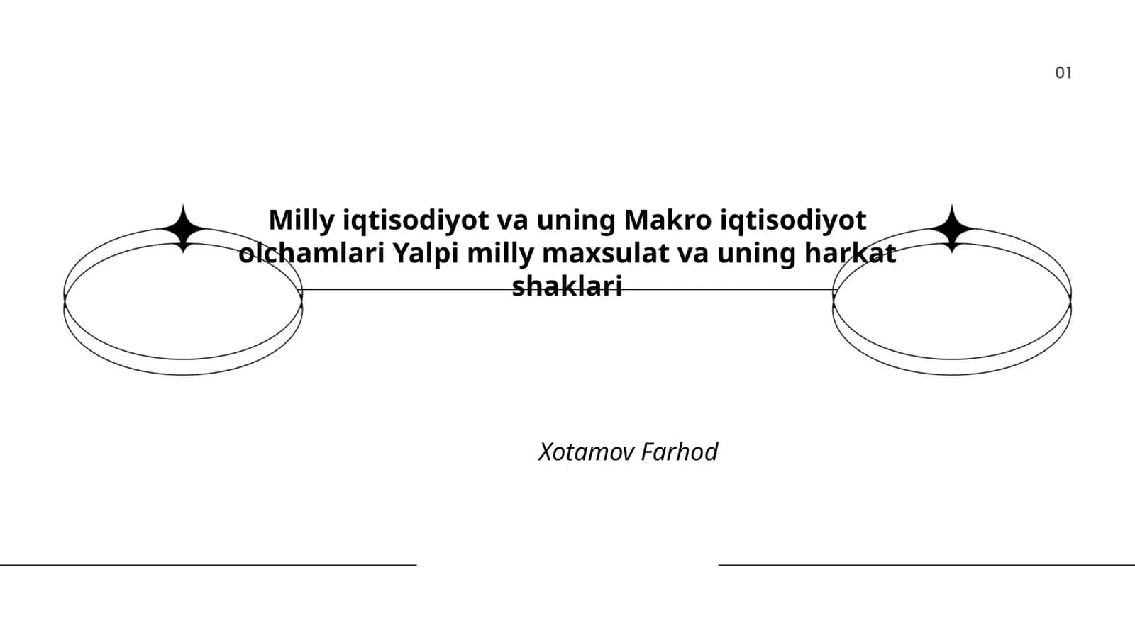 Milly iqtisodiyot va uning Makro iqtisodiyot olchamlari Yalpi milly maxsulat va uning harkat shaklari