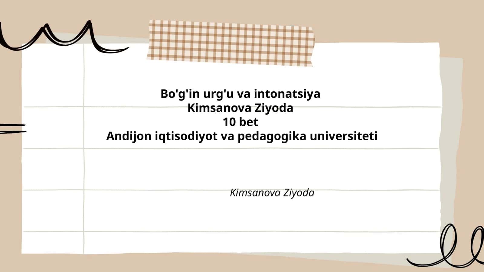 Bo'g'in urg'u va intonatsiya