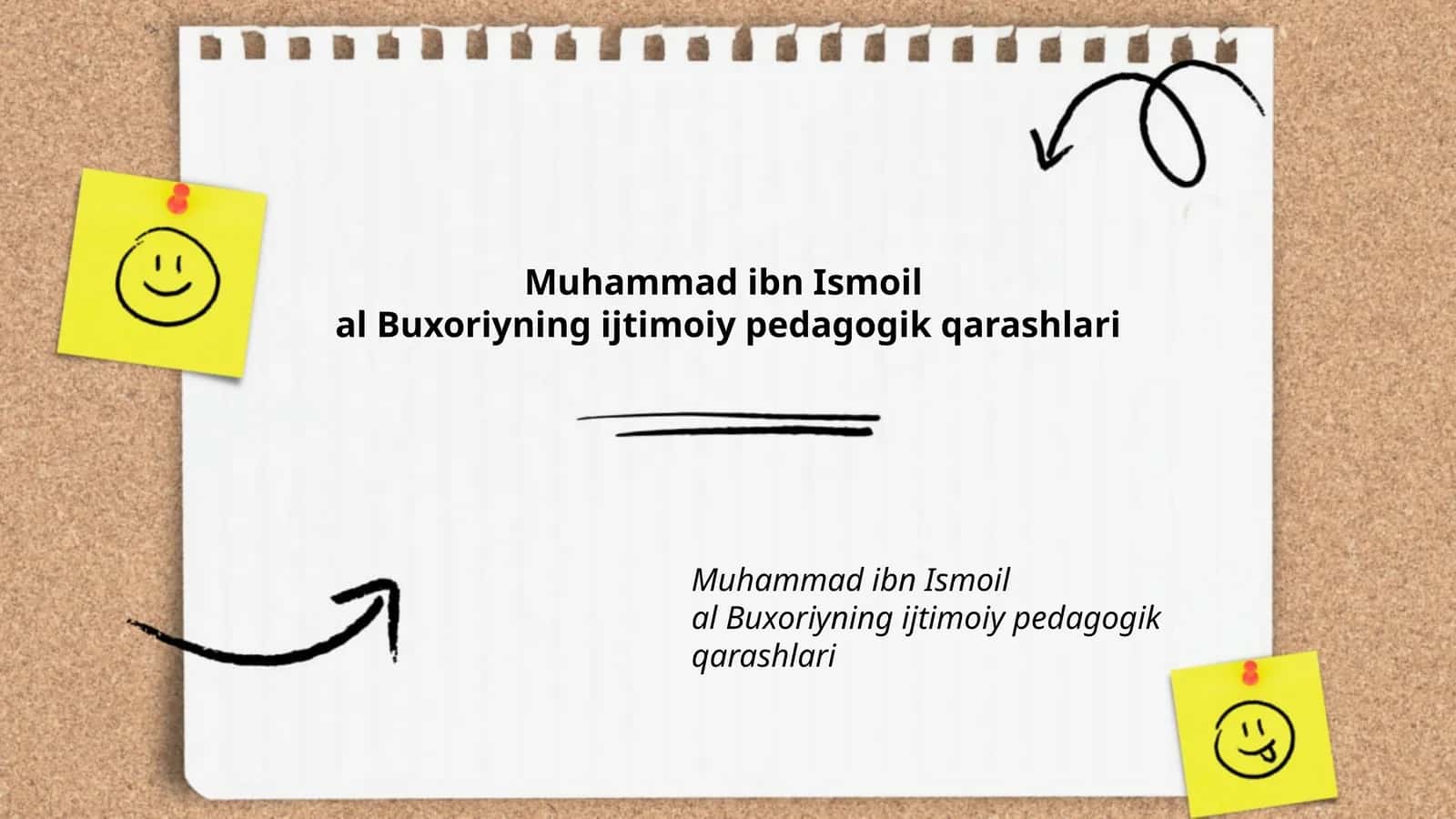 Muhammad ibn Ismoil al-Buxoriyning ijtimoiy pedagogik qarashlari