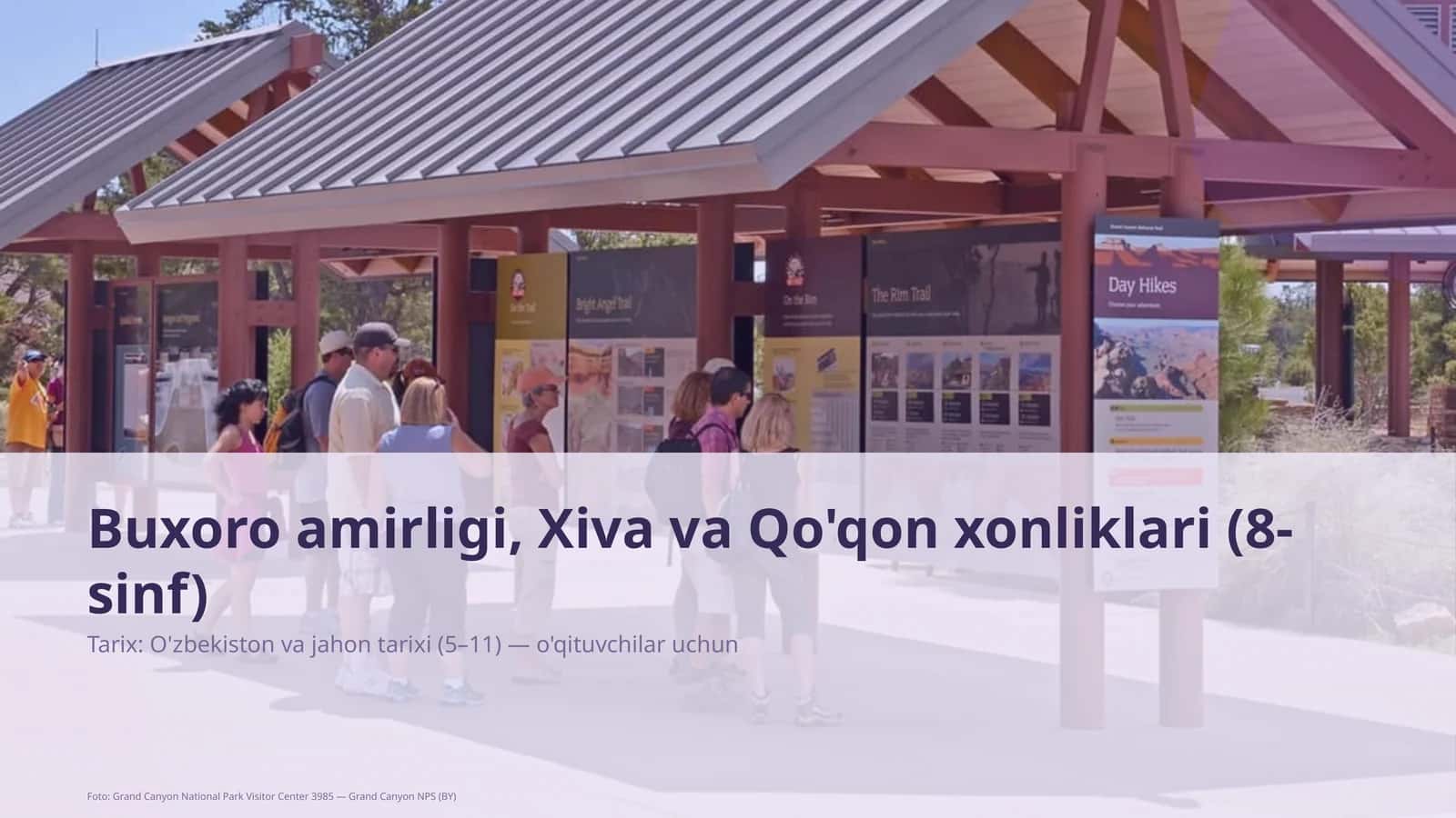 Buxoro amirligi, Xiva va Qo'qon xonliklari (8-sinf)