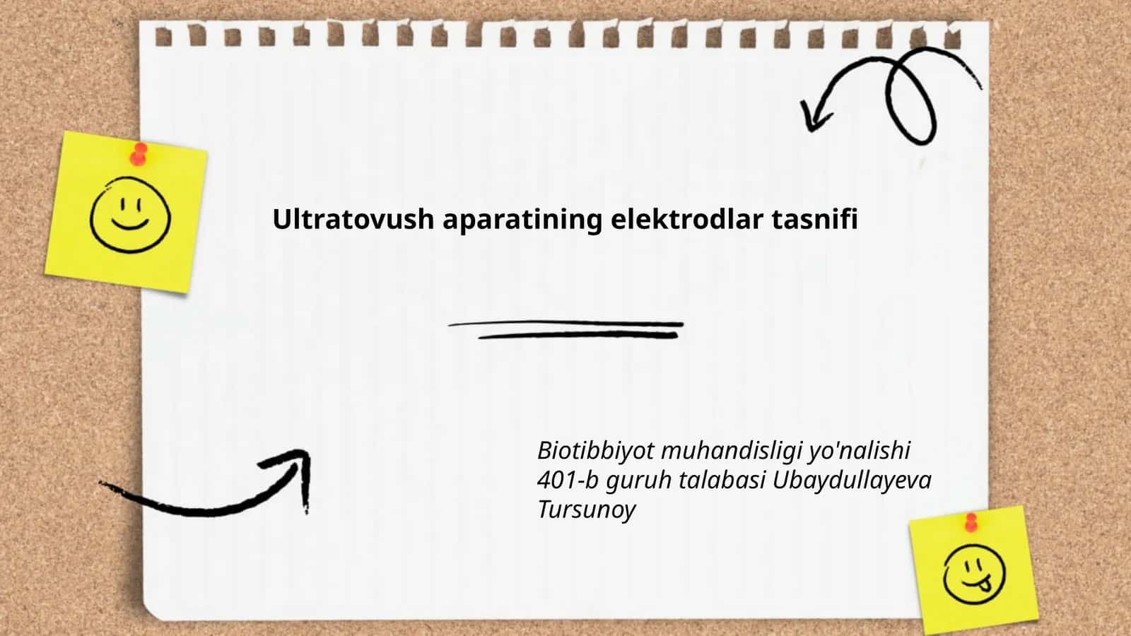 Ultratovush aparatining elektrodlar tasnifi