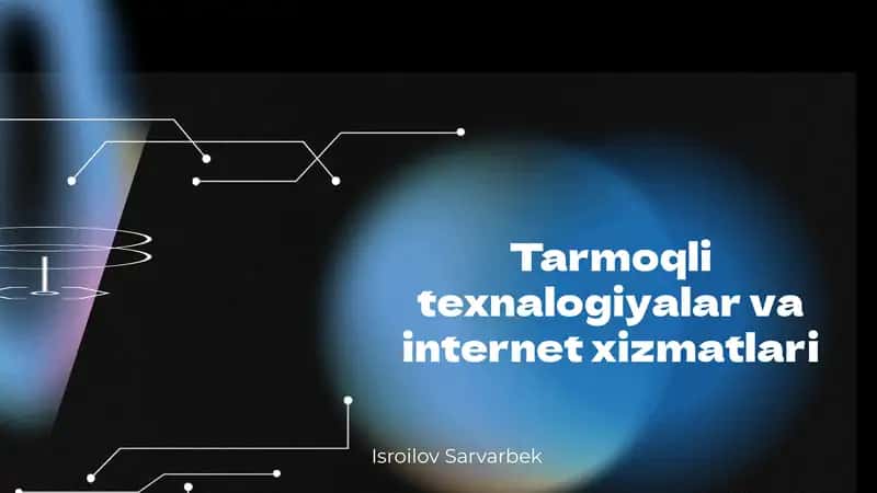 Kompyuter Tarmoqlari: Kirish