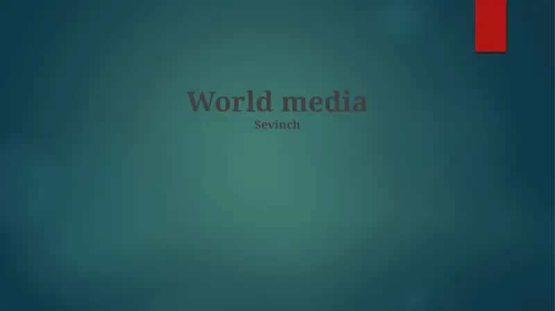 Analyzes the influence of world media on geopolitics, the role of global media giants, and the future of world media with a focus on the rise of digital media post-1990s
