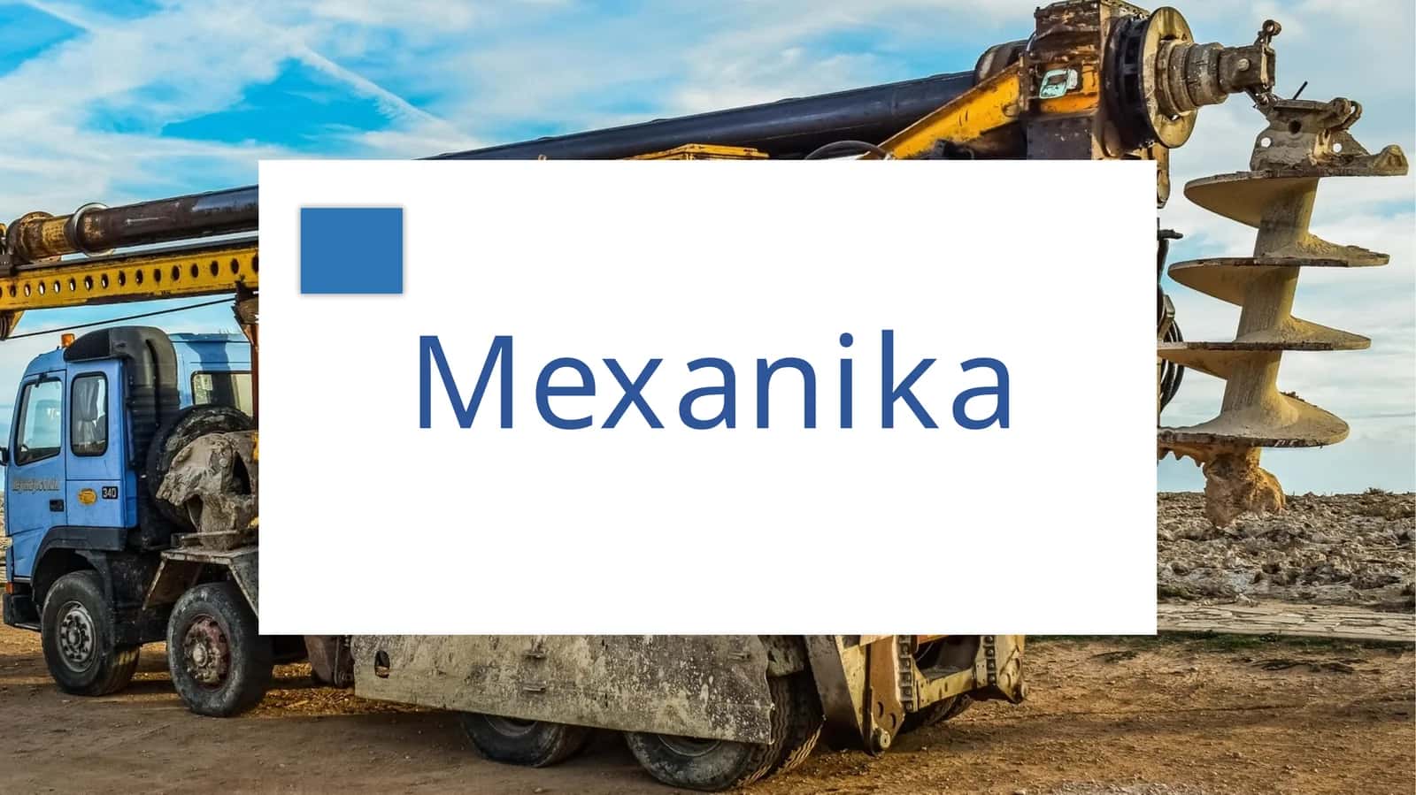 Yuk ko'tarish va yuk tashish mashinalari mexanizmlari