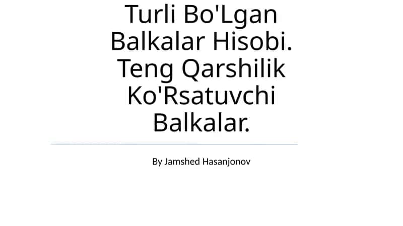 Egilish Deformatsiyasi