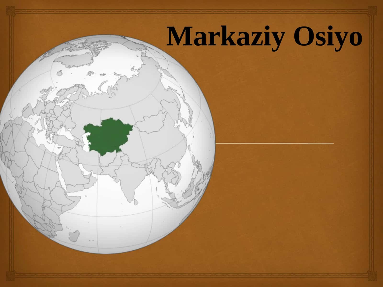 Markaziy Osiyo