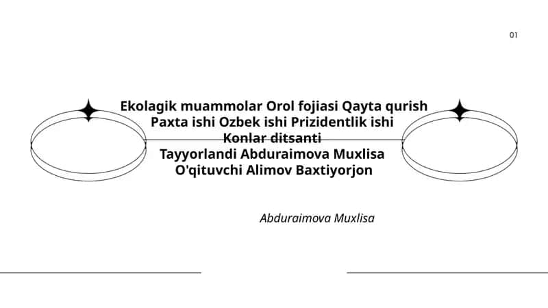 Ekolagik muammolar Orol fojiasi