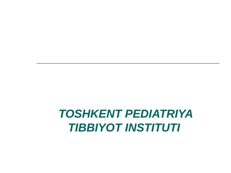 OVQATLANISHNING FIZIOLOGIK ASOSLARI