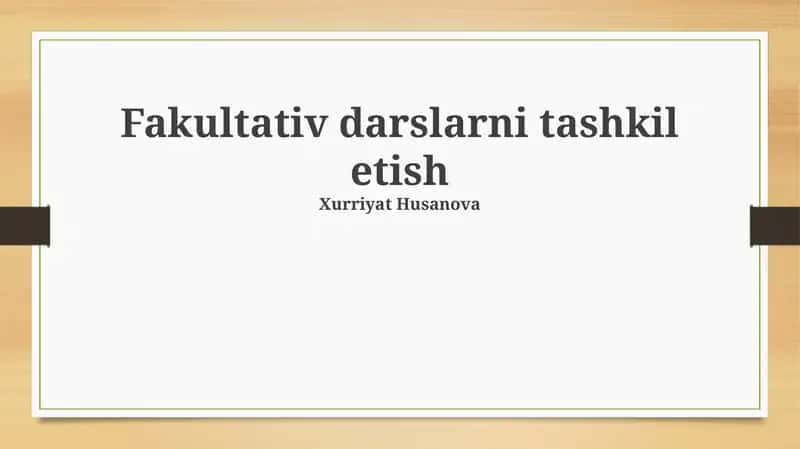 Baholash va Takomillashtirish